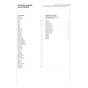 The Book of Urizen - Symphony No. 1 : III. The Web